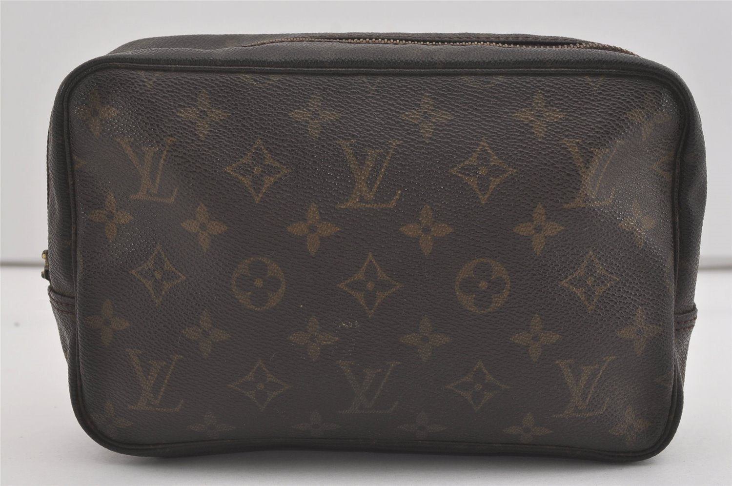 Auth Louis Vuitton Monogram Trousse Toilette 23 Clutch Bag M47524 LV Junk 5331I