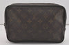Auth Louis Vuitton Monogram Trousse Toilette 23 Clutch Bag M47524 LV Junk 5331I