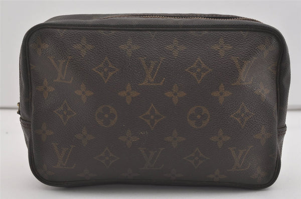 Auth Louis Vuitton Monogram Trousse Toilette 23 Clutch Bag M47524 LV Junk 5331I