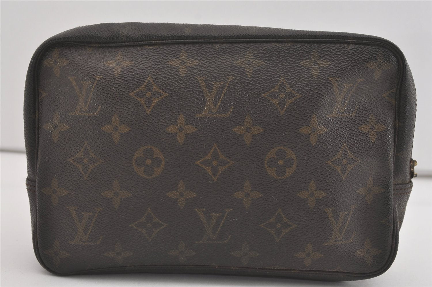 Auth Louis Vuitton Monogram Trousse Toilette 23 Clutch Bag M47524 LV Junk 5331I