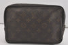 Auth Louis Vuitton Monogram Trousse Toilette 23 Clutch Bag M47524 LV Junk 5331I