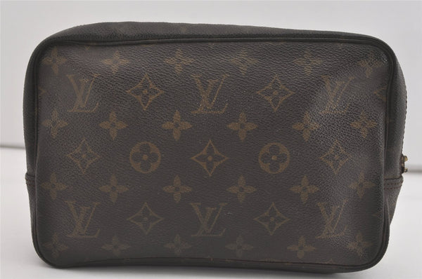 Auth Louis Vuitton Monogram Trousse Toilette 23 Clutch Bag M47524 LV Junk 5331I