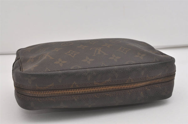 Auth Louis Vuitton Monogram Trousse Toilette 23 Clutch Bag M47524 LV Junk 5331I