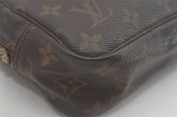 Auth Louis Vuitton Monogram Trousse Toilette 23 Clutch Bag M47524 LV Junk 5331I
