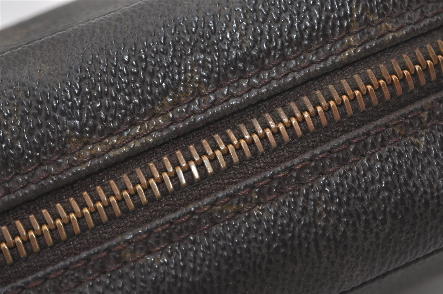 Auth Louis Vuitton Monogram Trousse Toilette 23 Clutch Bag M47524 LV Junk 5331I