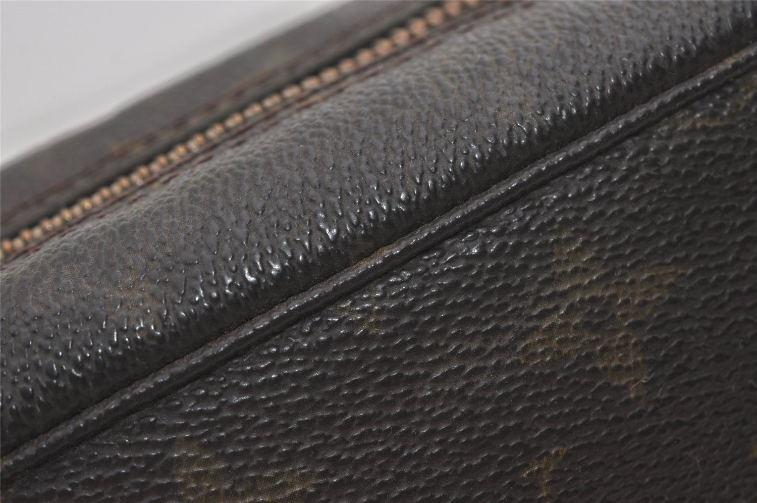 Auth Louis Vuitton Monogram Trousse Toilette 23 Clutch Bag M47524 LV Junk 5331I