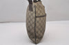Authentic GUCCI Shoulder Cross Body Bag Purse GG PVC Leather 141626 Brown 5332I