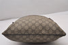 Authentic GUCCI Shoulder Cross Body Bag Purse GG PVC Leather 141626 Brown 5332I