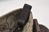 Authentic GUCCI Shoulder Cross Body Bag Purse GG PVC Leather 141626 Brown 5332I