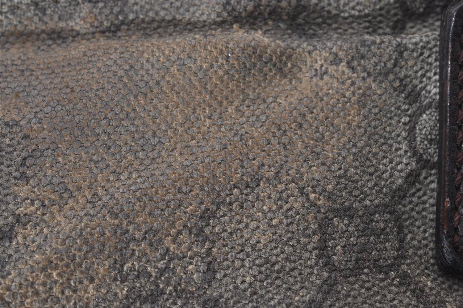 Authentic GUCCI Shoulder Cross Body Bag Purse GG PVC Leather 141626 Brown 5332I