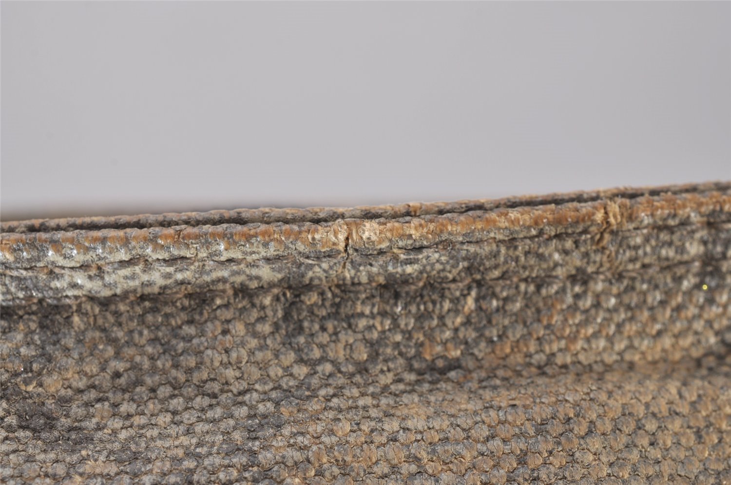 Authentic GUCCI Shoulder Cross Body Bag Purse GG PVC Leather 141626 Brown 5332I