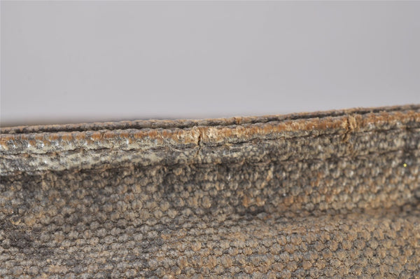 Authentic GUCCI Shoulder Cross Body Bag Purse GG PVC Leather 141626 Brown 5332I