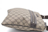 Authentic GUCCI Shoulder Cross Body Bag GG PVC Leather 295257 Brown 5334F