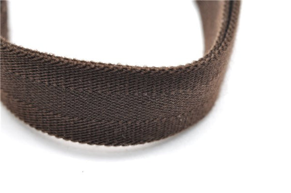 Authentic GUCCI Shoulder Cross Body Bag GG PVC Leather 295257 Brown 5334F