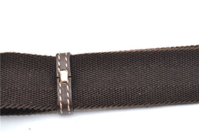 Authentic GUCCI Shoulder Cross Body Bag GG PVC Leather 295257 Brown 5334F