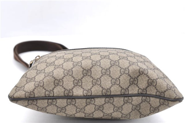 Authentic GUCCI Shoulder Cross Body Bag GG PVC Leather 295257 Brown 5334F