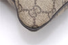 Authentic GUCCI Shoulder Cross Body Bag GG PVC Leather 295257 Brown 5334F
