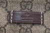 Authentic GUCCI Shoulder Cross Body Bag GG PVC Leather 295257 Brown 5334F