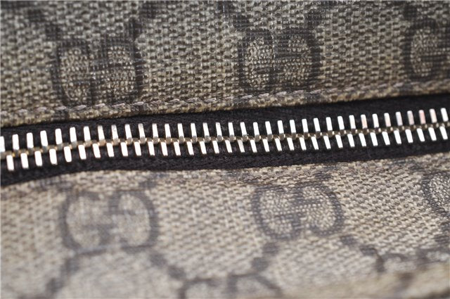 Authentic GUCCI Shoulder Cross Body Bag GG PVC Leather 295257 Brown 5334F