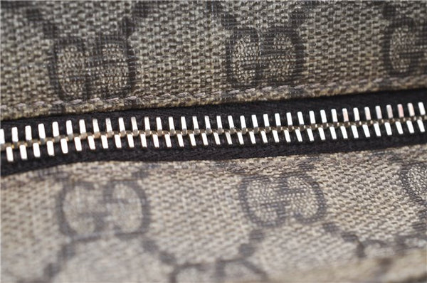 Authentic GUCCI Shoulder Cross Body Bag GG PVC Leather 295257 Brown 5334F