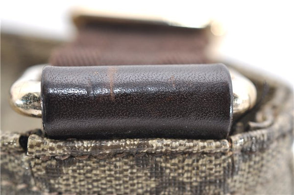 Authentic GUCCI Shoulder Cross Body Bag GG PVC Leather 295257 Brown 5334F