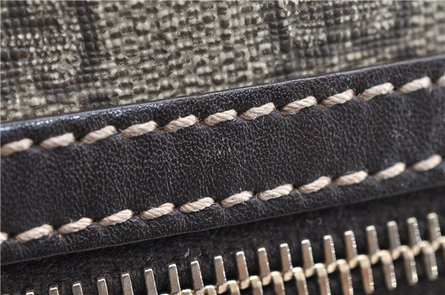 Authentic GUCCI Shoulder Cross Body Bag GG PVC Leather 295257 Brown 5334F