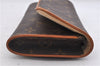 Authentic LOUIS VUITTON Monogram Pochette Twin GM Shoulder Pouch M51852 LV 5335C