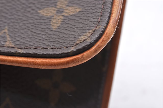 Authentic LOUIS VUITTON Monogram Pochette Twin GM Shoulder Pouch M51852 LV 5335C