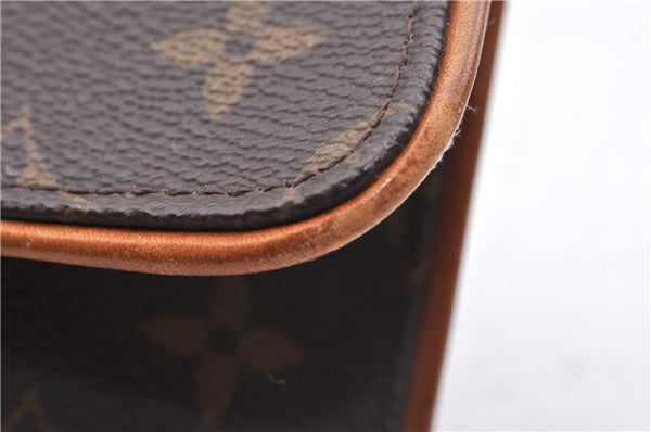 Authentic LOUIS VUITTON Monogram Pochette Twin GM Shoulder Pouch M51852 LV 5335C