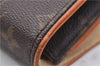 Authentic LOUIS VUITTON Monogram Pochette Twin GM Shoulder Pouch M51852 LV 5335C