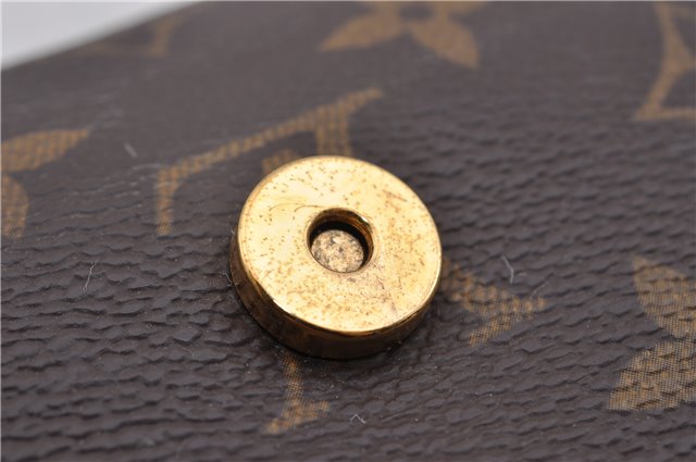 Authentic LOUIS VUITTON Monogram Pochette Twin GM Shoulder Pouch M51852 LV 5335C