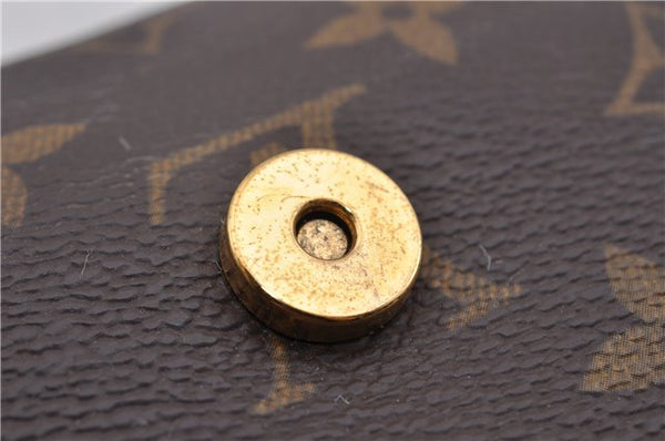 Authentic LOUIS VUITTON Monogram Pochette Twin GM Shoulder Pouch M51852 LV 5335C