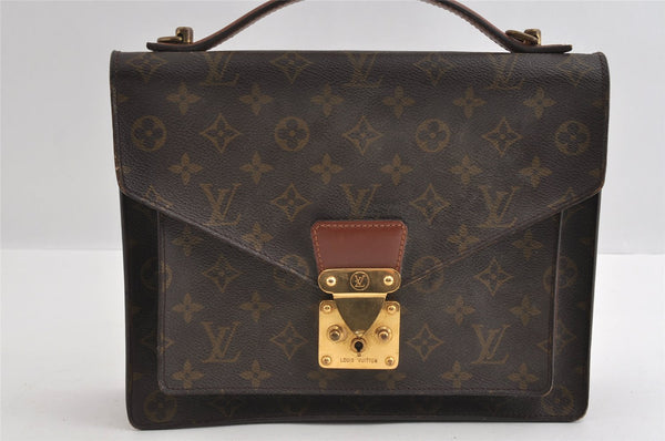 Authentic Louis Vuitton Monogram Monceau 2Way Shoulder Hand Bag M51185 LV 5335I