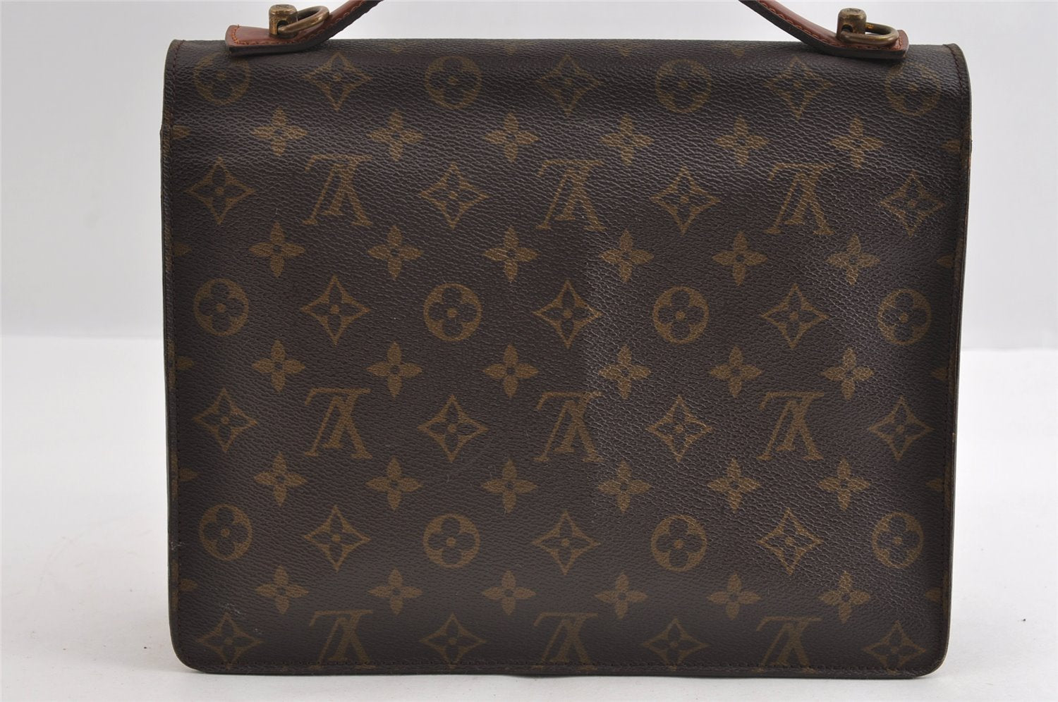 Authentic Louis Vuitton Monogram Monceau 2Way Shoulder Hand Bag M51185 LV 5335I