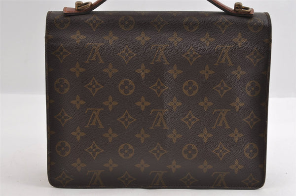 Authentic Louis Vuitton Monogram Monceau 2Way Shoulder Hand Bag M51185 LV 5335I