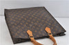 Authentic LOUIS VUITTON Monogram Sac Plat Hand Bag M51140 LV 5336C