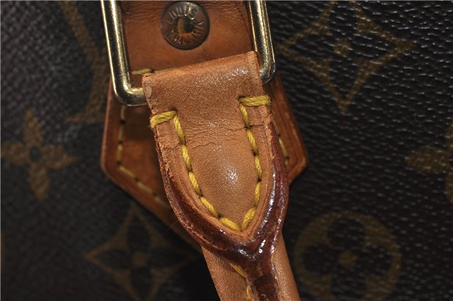 Authentic LOUIS VUITTON Monogram Sac Plat Hand Bag M51140 LV 5336C