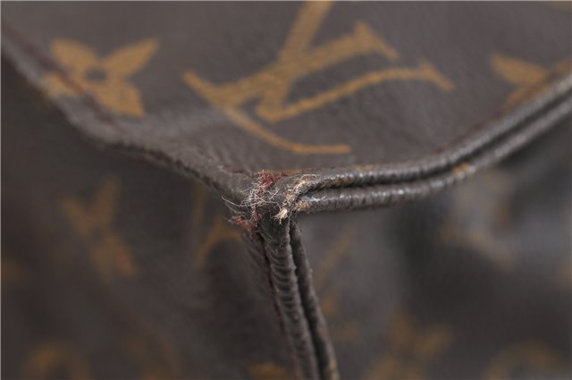 Authentic LOUIS VUITTON Monogram Sac Plat Hand Bag M51140 LV 5336C