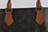 Authentic LOUIS VUITTON Monogram Sac Plat Hand Bag M51140 LV 5336C