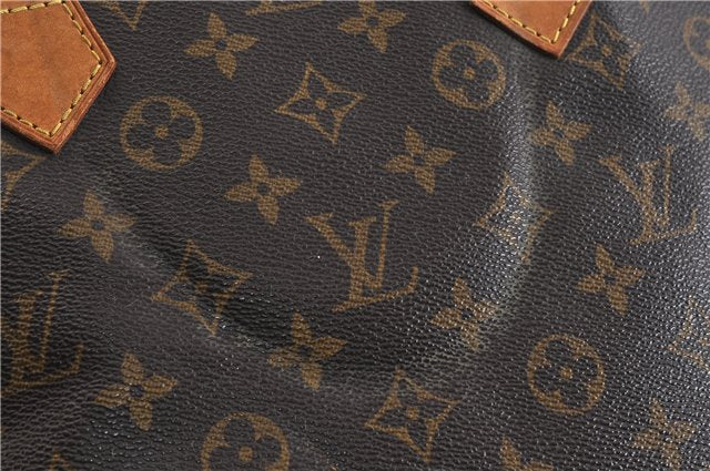 Authentic LOUIS VUITTON Monogram Sac Plat Hand Bag M51140 LV 5336C