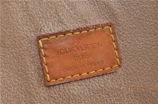 Authentic LOUIS VUITTON Monogram Sac Plat Hand Bag M51140 LV 5336C