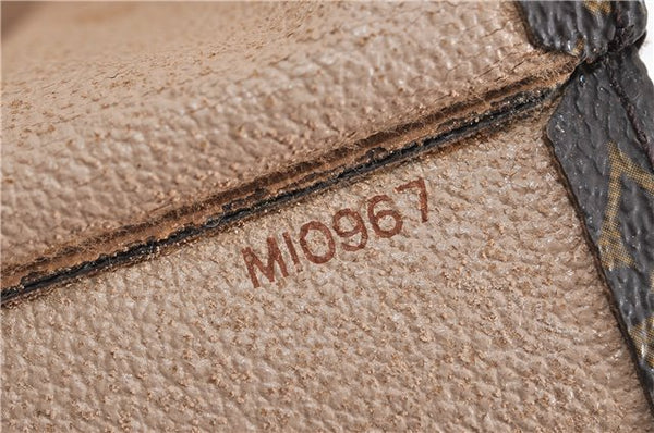 Authentic LOUIS VUITTON Monogram Sac Plat Hand Bag M51140 LV 5336C