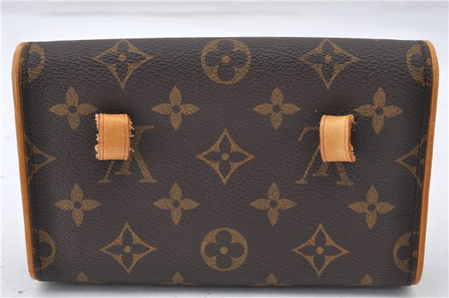 Auth Louis Vuitton Monogram Pochette Florentine Pouch Waist Bag M51855 LV 5338E