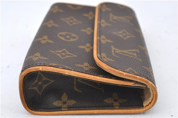 Auth Louis Vuitton Monogram Pochette Florentine Pouch Waist Bag M51855 LV 5338E
