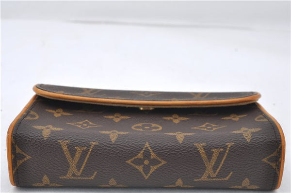 Auth Louis Vuitton Monogram Pochette Florentine Pouch Waist Bag M51855 LV 5338E