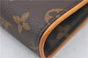 Auth Louis Vuitton Monogram Pochette Florentine Pouch Waist Bag M51855 LV 5338E