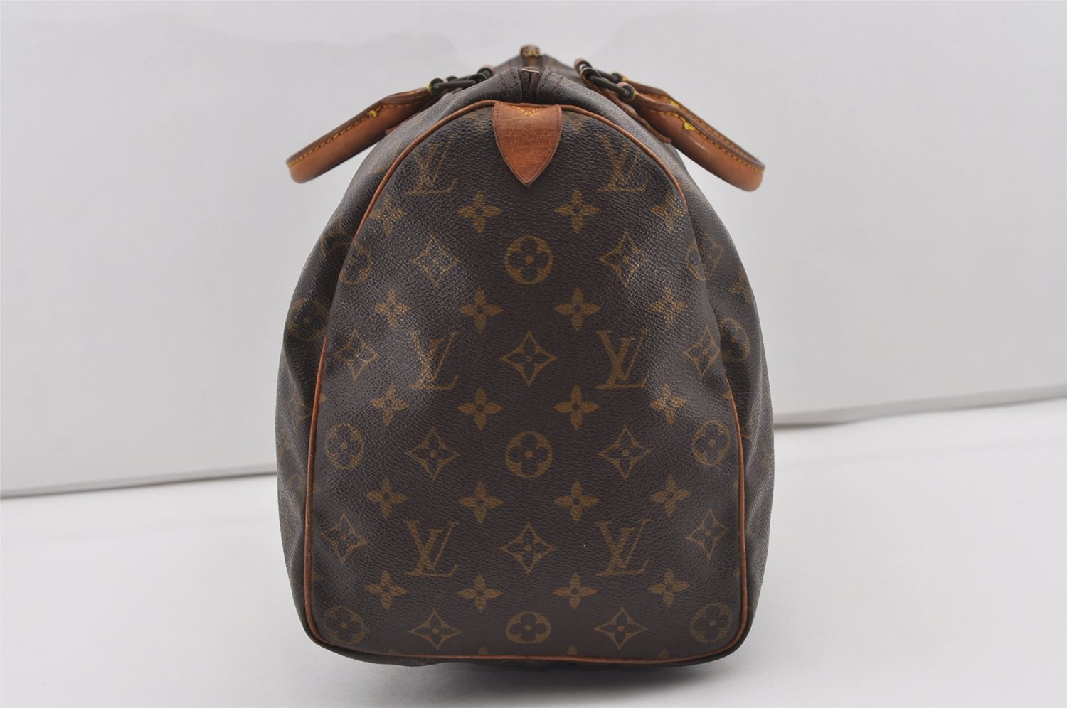 Authentic Louis Vuitton Monogram Speedy 40 Hand Boston Bag M41522 LV 5338I