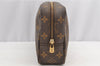 Auth Louis Vuitton Monogram Trousse Toilette 23 Clutch Hand Bag M47524 LV 5341I