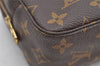 Auth Louis Vuitton Monogram Trousse Toilette 23 Clutch Hand Bag M47524 LV 5341I