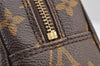 Auth Louis Vuitton Monogram Trousse Toilette 23 Clutch Hand Bag M47524 LV 5341I